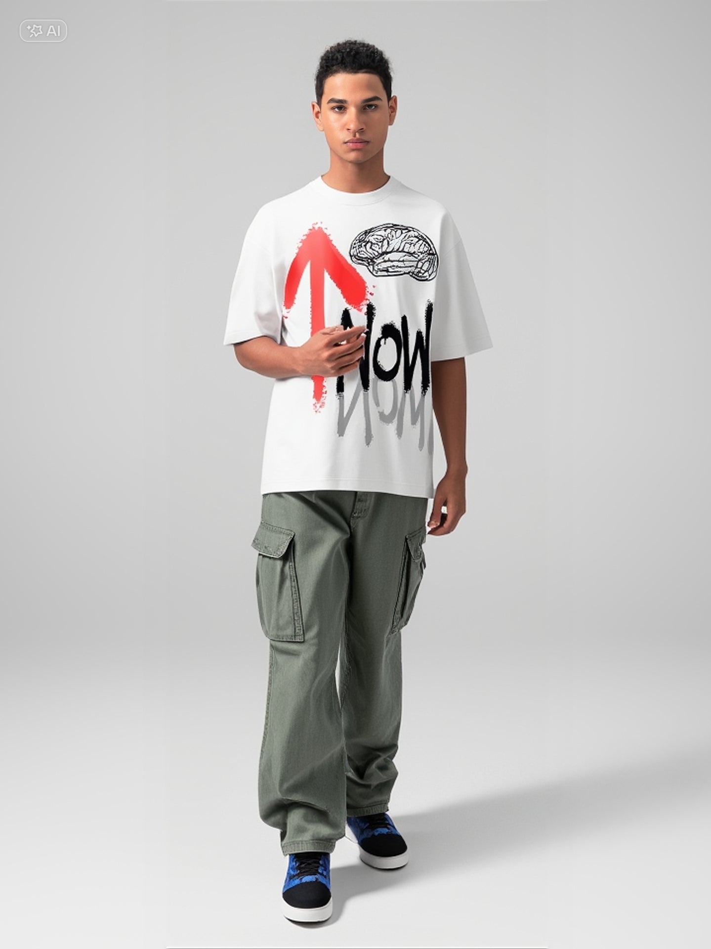 T-shirt manche mis long- Custom design Print-on-Demand