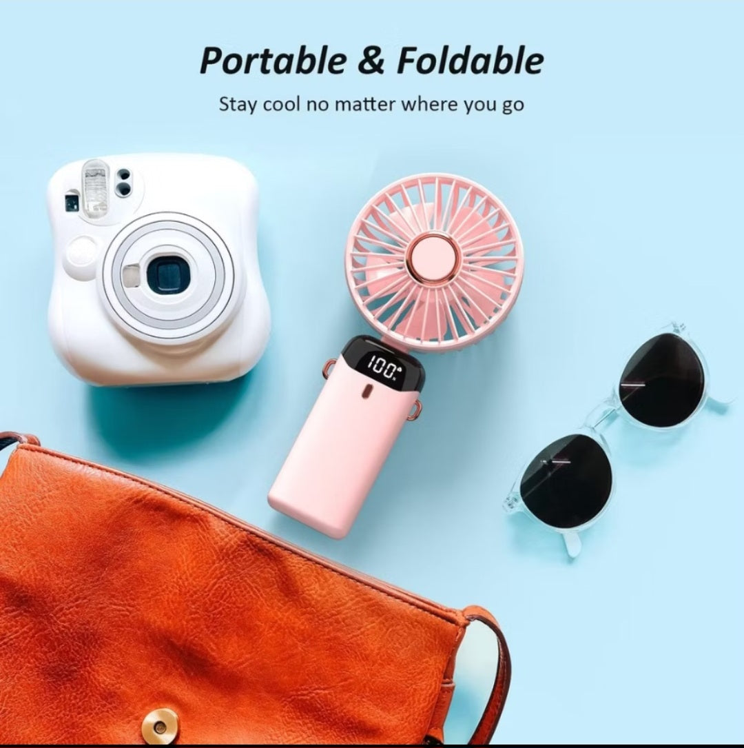 Small portable mini fan.